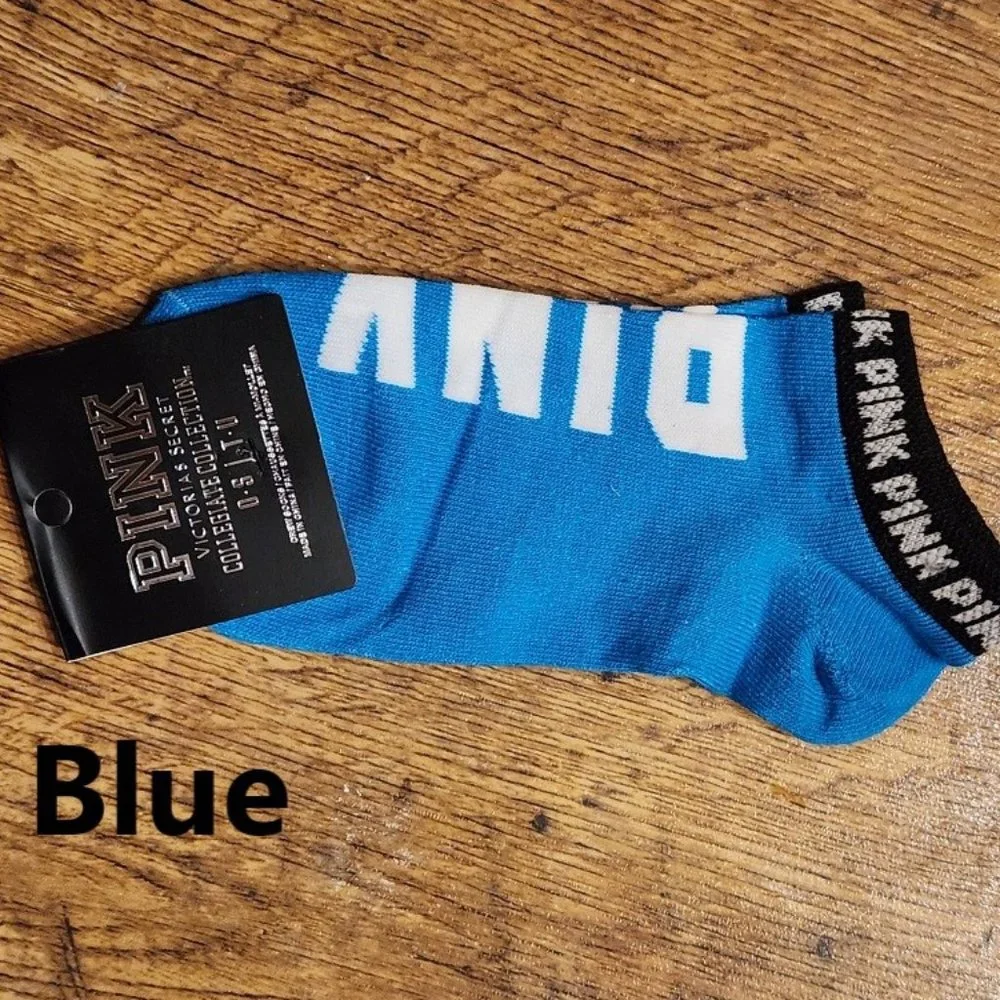 PINK - Women's Ankle Socks Collegiate Collection - NWT - Picture 4 of 13